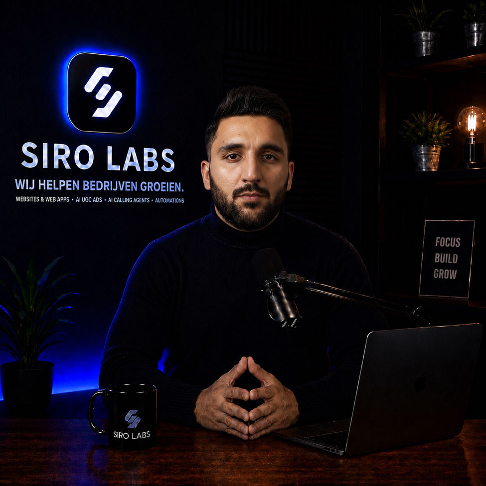 Wasim Ayaz — Medeoprichter & CTO, SIRO LABS Wasim Ayaz, Medeoprichter & CTO van SIRO LABS — digital agency in Nederland voor websites, AI-automatisering en online advertenties